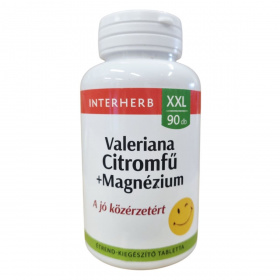 Interherb XXL Valeriana Citromfű + Magnézium tabletta 90db