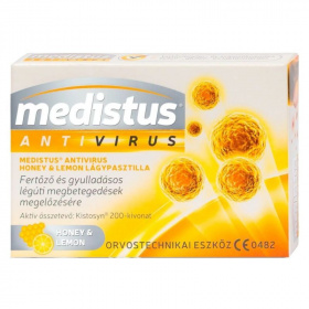 Medistus Antivirus lágypasztilla mézes-citromos ízben 10db