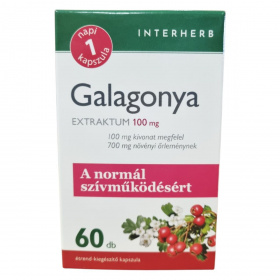 Interherb Napi 1 Galagonya extraktum 100mg kapszula 60db