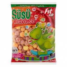 Süsü gyümölcsízű gabonagolyók 120g