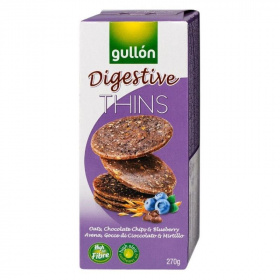 Gullón Digestive thins áfonyás keksz 270g