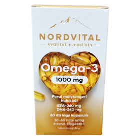 Nordvital Omega-3 Hajolaj kapszula 60db