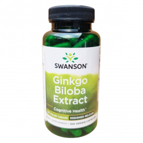 Swanson Ginkgo Biloba standardizált kivonat 120mg kapszula 100db