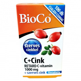 BioCo C + Cink Retard C-vitamin 1000mg filmtabletta 100db