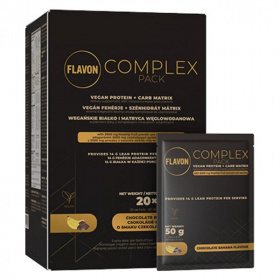 Flavon Complex Pack por - csokoládé, banán (20x50g) 20db