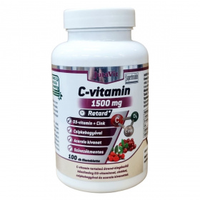 JutaVit C-vitamin 1500mg+csipkebogyó+acerola kivonat+D3 filmtabletta 100db