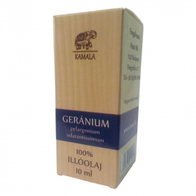 Kamala dobozos illóolaj - geránium 10ml