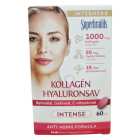 Interherb Kollagén Hyaluronsav tabletta - intense 60db