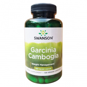 Swanson Garcinia Cambogia kivonat 250mg növényi kapszula 120db