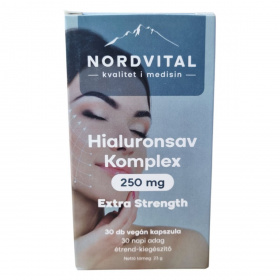 Nordvital Hialuronsav komplex vegán kapszula 30db