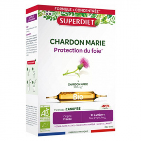 Superdiet máriatövis kivonat  - a máj védelméért (20x10ml) ampulla 200ml