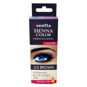 Venita Henna Color tartós szempilla és szemöldök krémfesték - NR 3.0,  barna 15g