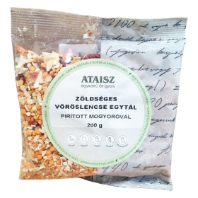 Ataisz egytálétel - zöldséges vöröslencse pirított mogyoróval 200g