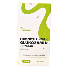 Netamin fermentált vegán Glükozamin+Kitozán kapszula 90db