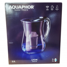 Aquaphor vízszűrő kancsó - Lyon (fekete, A5 Mg szűrőbetéttel) 1db