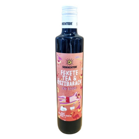Sonnentor Bio Fekete tea & Őszibarack szörp 500ml
