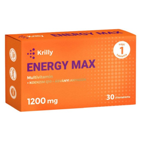 Krilly Energy Max multivitamin filmtabletta 30db