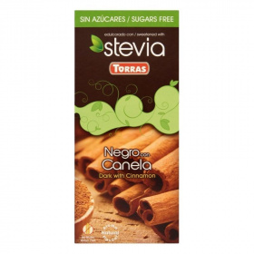 Torras gluténmentes étcsokoládé cukor nélkül - fahéj 125g