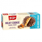 Bergen milky cookie karamellával tejcsokoládéban hozzáadott cukor nélkül 100g Bergen milky cookie karamellával tejcsokoládéban hozzáadott cukor nélkül 100g