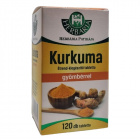 Herbária kurkuma gyömbérrel tabletta 120db Herbária kurkuma gyömbérrel tabletta 120db
