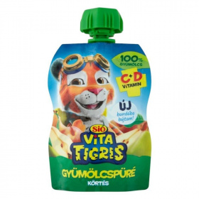 Sió Vitatigris gyümölcspüré - körte 90g