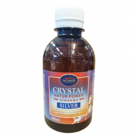 Crystal Silver Natur Power Ginseng ezüstkolloid oldat 200ml