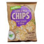 Benlian kukorica, barnarizs chips - tzatziki 50g Benlian kukorica, barnarizs chips - tzatziki 50g