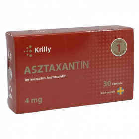 Krilly Asztaxantin (Astaxanthin 4mg) kapszula 30db