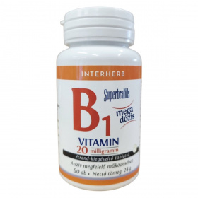 Interherb B1-vitamin 20mg tabletta 60db