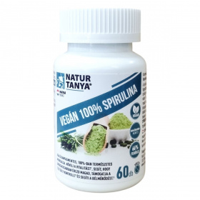 Natur Tanya vegán 100% spirulina 500mg tabletta 60db