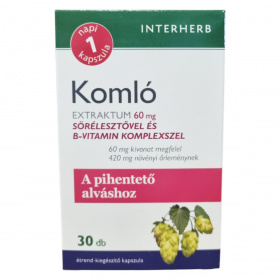 Interherb Napi 1 Komló Extraktum 60mg + B-komplex kapszula 30db