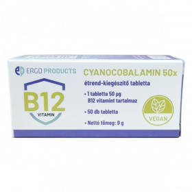Ergo Products Cyanocobalamin (B12 vitamin) tabletta 50db