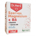 Dr. Herz szerves Magnézium + B6 vitamin + szerves Cink kapszula 60db Dr. Herz szerves Magnézium + B6 vitamin + szerves Cink kapszula 60db