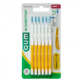 Gum Bi-Direction fogközi kefe, 1,4mm sárga, 6db