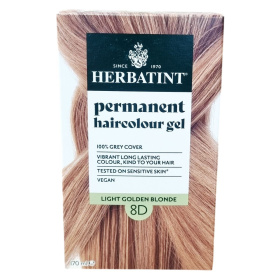 Herbatint 8D arany világos szőke hajfesték 170ml