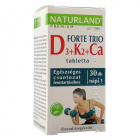 Naturland D3+K2+Ca Forte Trio tabletta 30db Naturland D3+K2+Ca Forte Trio tabletta 30db