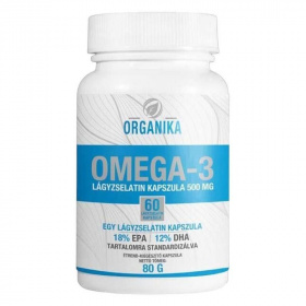 Organika Omega-3 500 mg lágyzselatin kapszula 60db