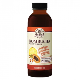 Jakab Kombucha tea koncentrátum - ananász, csipkebogyó, papaya, echinacea, C-vitamin 500ml