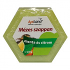 ApiLand természetes mézes szappan - menta és citrom 100g ApiLand természetes mézes szappan - menta és citrom 100g