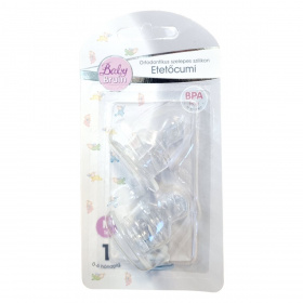 Baby Bruin etetőcumi 1-es szilikon tejes 2db
