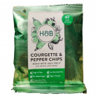 H&B Cukkini és Paprika chips 16g H&B Cukkini és Paprika chips 16g