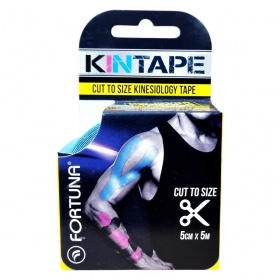 Fortuna Kintape (kék színű, vágható, 5cm x 5m) kineziológiai szalag 1db