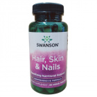 Swanson Hair Skin Nails (Haj bőr köröm) tabletta 60db Swanson Hair Skin Nails (Haj bőr köröm) tabletta 60db