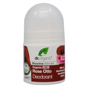 Dr.Organic alumíniummentes dezodor bioaktív damaszkuszi rózsaolajjal 50ml