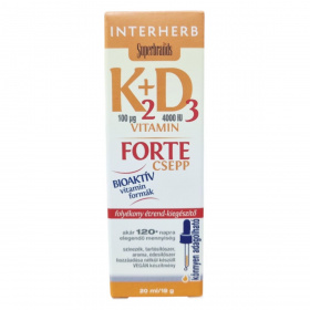 Interherb K2+D3-vitamin forte cseppek 20ml