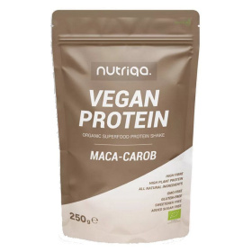 Nutriqa bio vegán maca-carob protein shake 250g