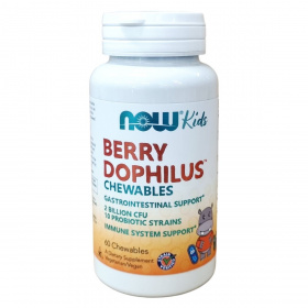 Now Foods berry dophilus rágótabletta 60db