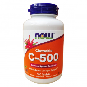 Now C-500 Vitamin cseresznye ízű rágótabletta 100db