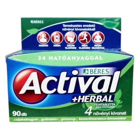 Béres Actival + Herbal filmtabletta 90db