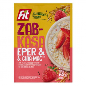 Fit Reggeli zabkása - chia maggal és eperrel 65g